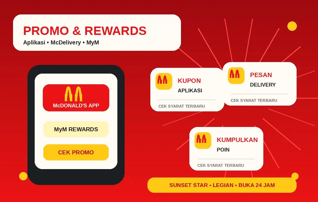 Akses promo aplikasi, MyM Rewards, dan McDelivery untuk Sisingamangaraja